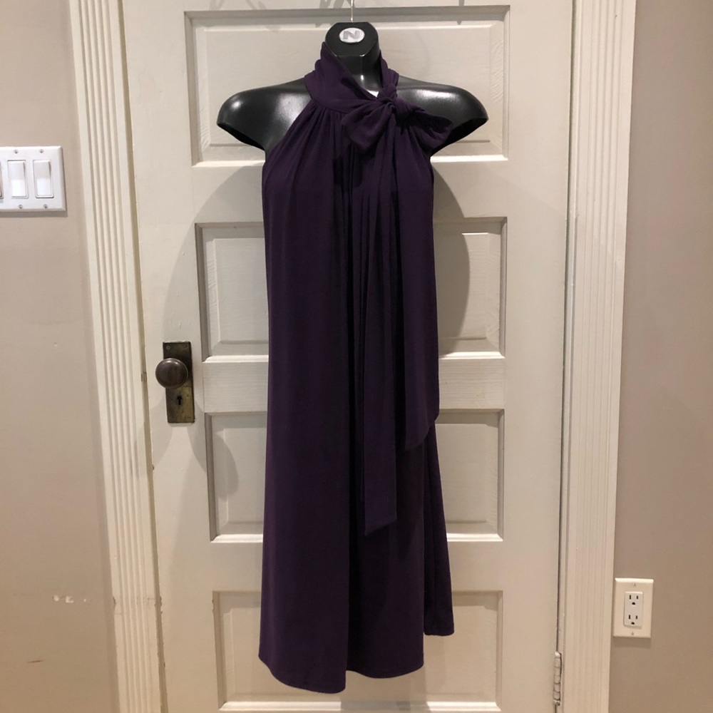 Eliza J. New York plum dress
